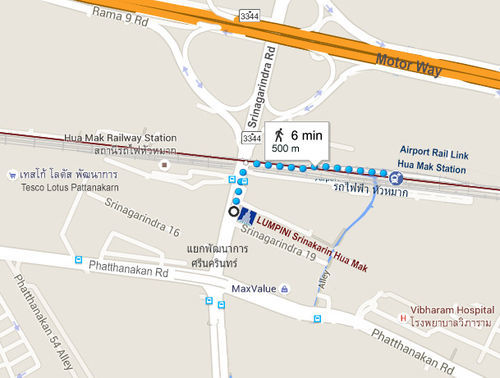 Airport Link Hua Mak Condo 방콕 외부 사진